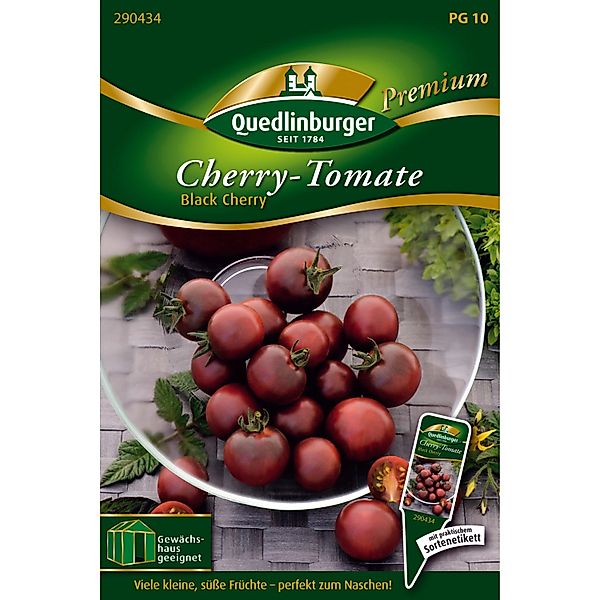 Quedlinburger Cherry-Tomaten Black Cherry Loses Saatgut günstig online kaufen