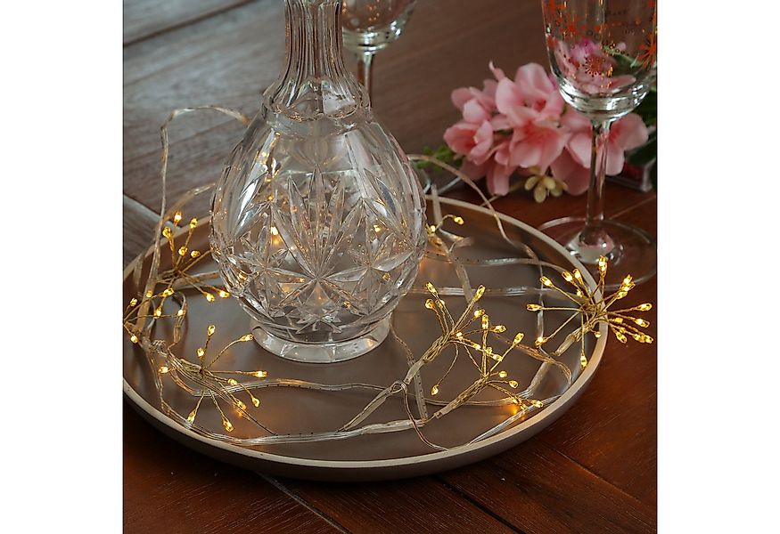 MARELIDA LED-Lichterkette Pusteblume Feuerwerk Blume 5 Blüten Deko Girlande günstig online kaufen