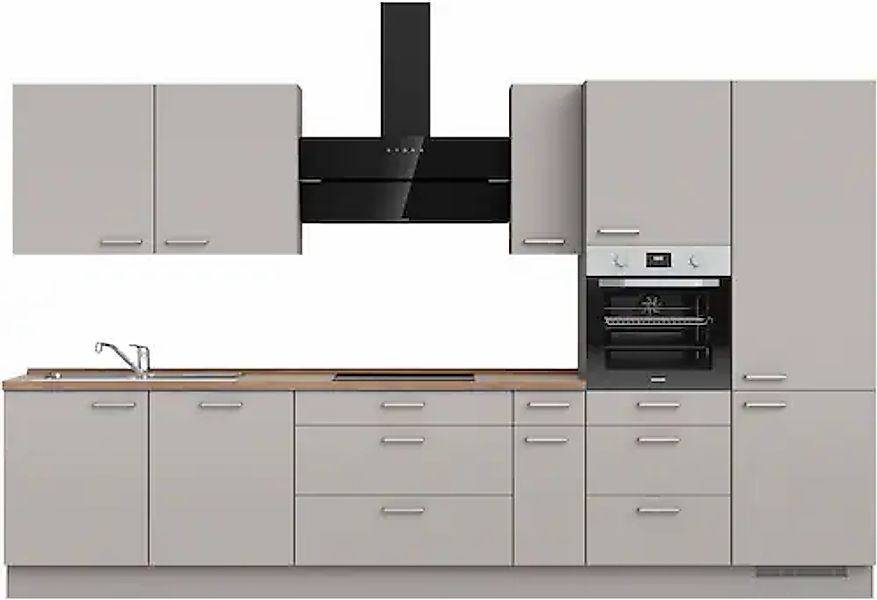 nobilia® Küchenzeile »"Touch II"« vormontiert, Ausrichtung wählbar, Breite günstig online kaufen