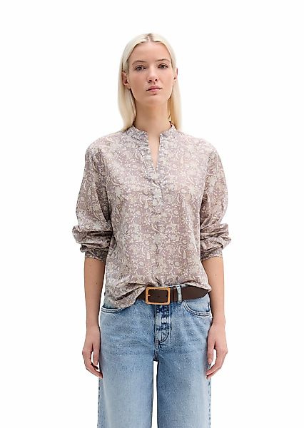 Marc OPolo Langarmbluse Tunika regular fit aus bedrucktem Baumwoll-Voile günstig online kaufen