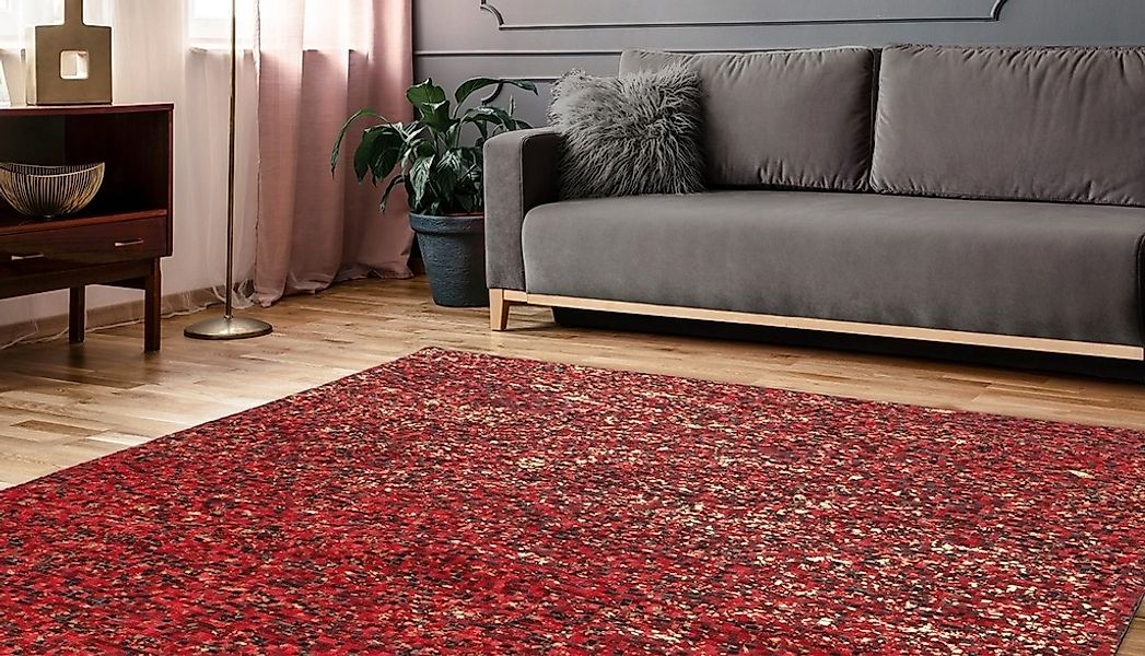 my home Lederteppich "Ella - Fellteppich" rechteckig 5 mm Höhe 100% Rindsle günstig online kaufen