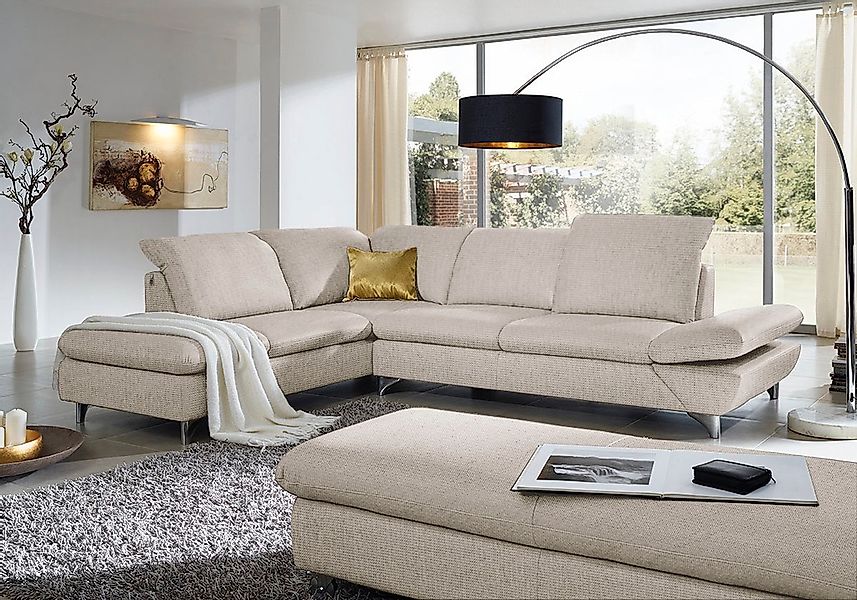 W.SCHILLIG "Taoo, elegant und zeitlos, bequem, L-Form" mit Sitziefenverstel günstig online kaufen