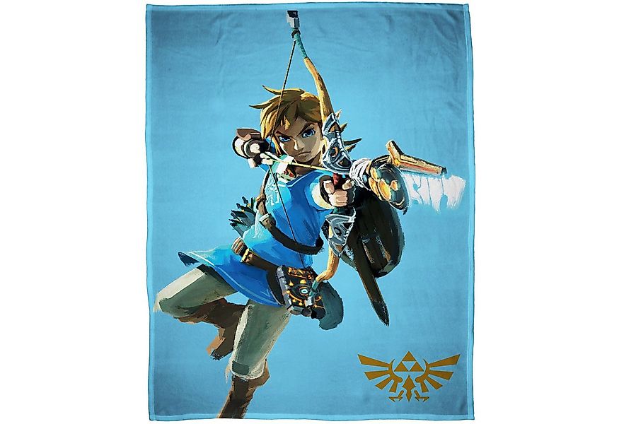 Kinderdecke The Legend of Zelda Decke Arrow 160x200 cm Kuscheldecke Fleeced günstig online kaufen