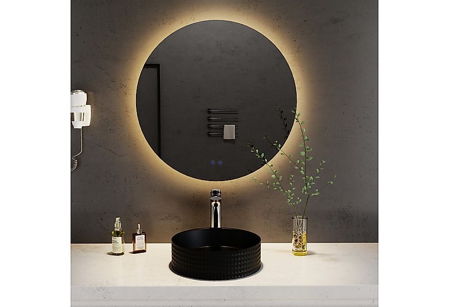 welltime LED-Lichtspiegel Toledo rund, Spiegel mit LED Beleuchtung, Badspie günstig online kaufen