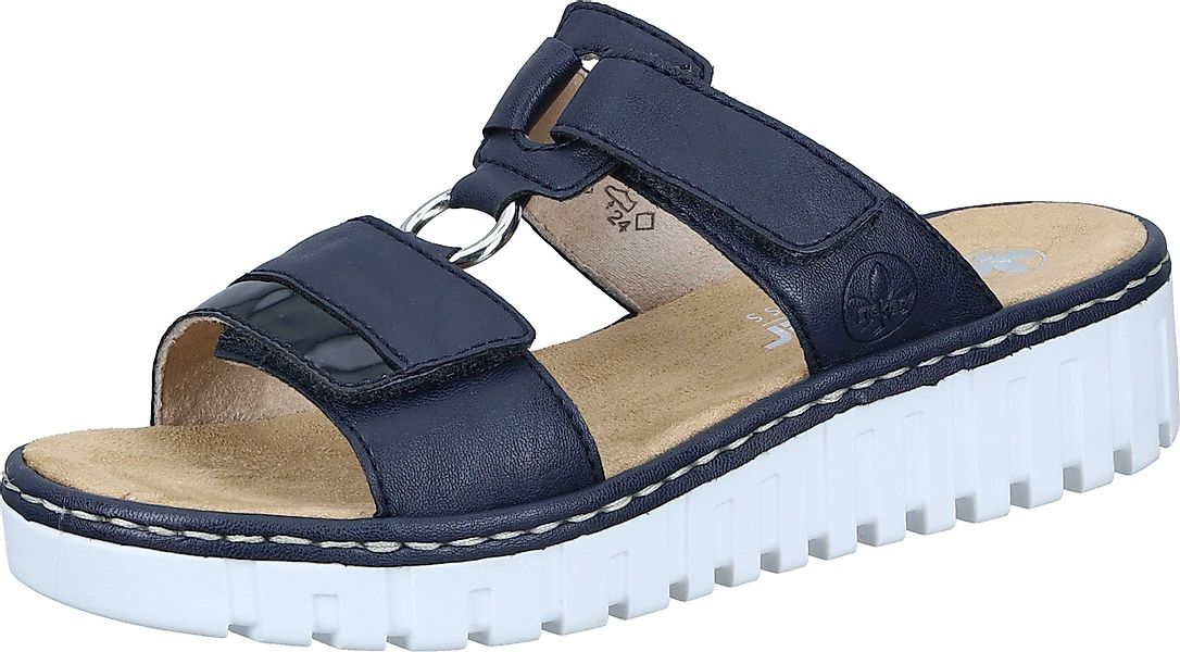 Rieker Pantoletten Pantolette aus strapazierfähigem Synthetik günstig online kaufen