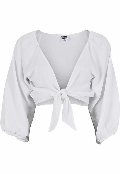 URBAN CLASSICS Klassische Bluse "Urban Classics Ladies Structured Knotted B günstig online kaufen