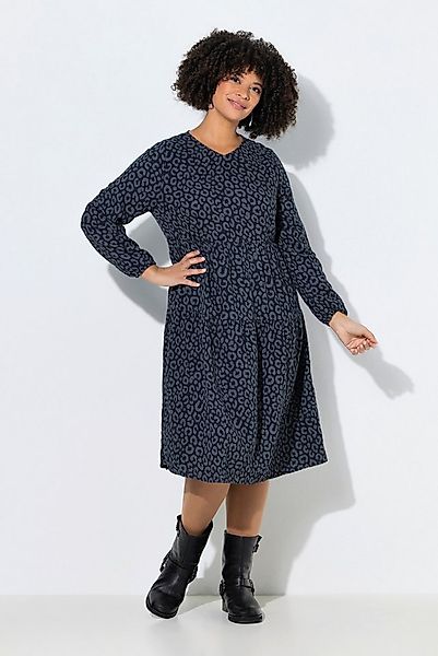 Angel of Style Jerseykleid Midikleid A-Linie Musselin Leomuster günstig online kaufen