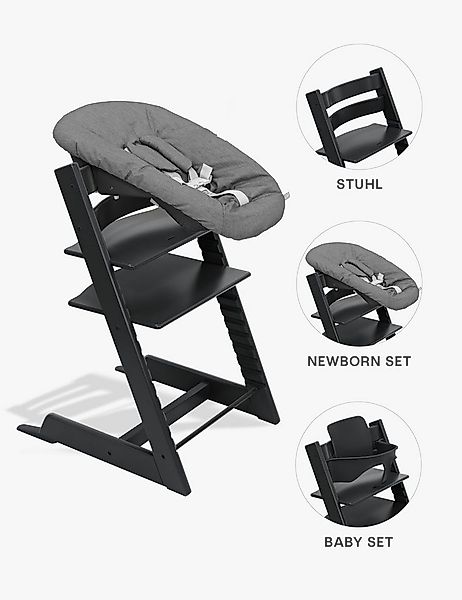 Stokke Hochstuhl Tripp Trapp Hochstuhl mit Newborn Set günstig online kaufen