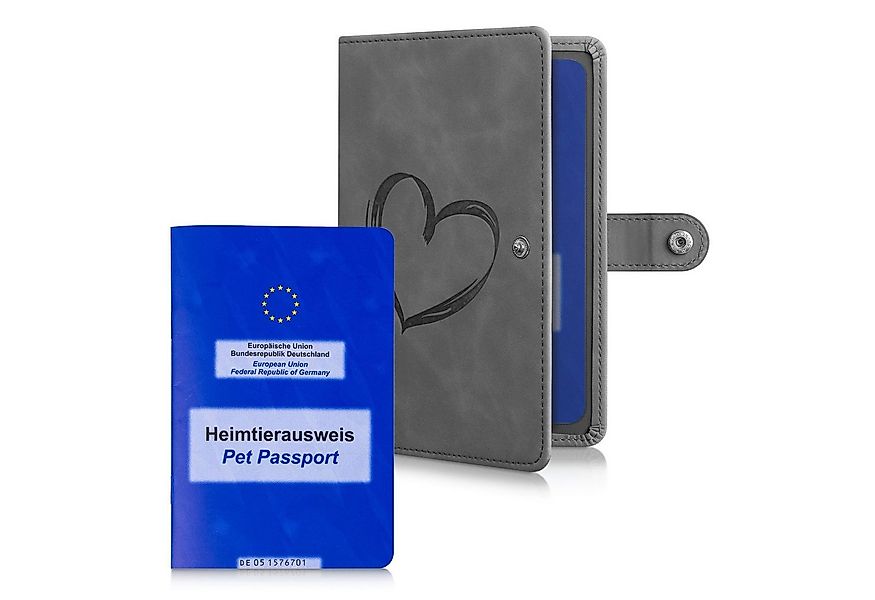 kwmobile Etui Impfpass Hülle für Tiere, Schutzhülle EU Heimtierausweis - Ha günstig online kaufen