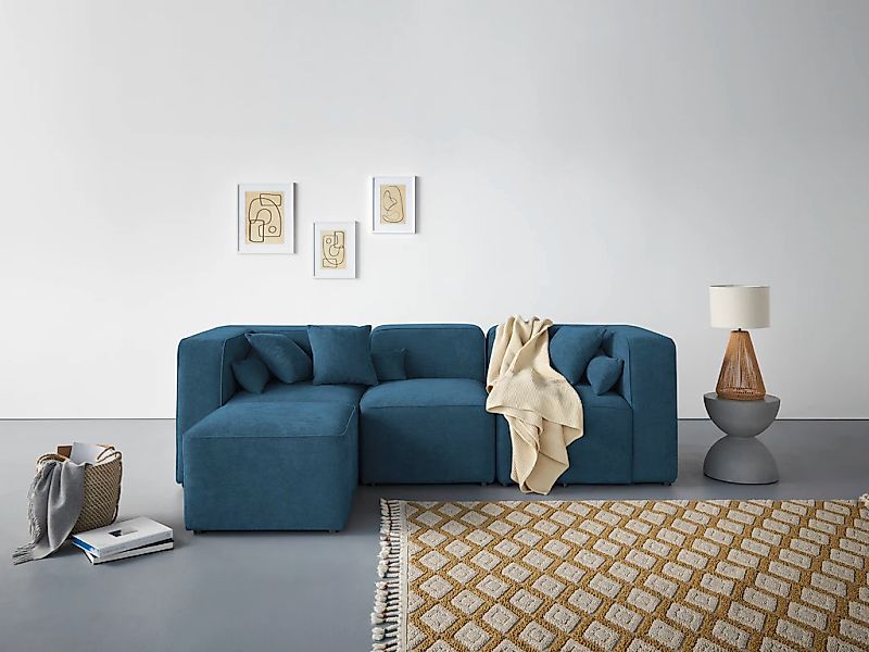 Home affaire 3-Sitzer "Sundstrup L-Form" Modulserie, individuelle Zusammens günstig online kaufen