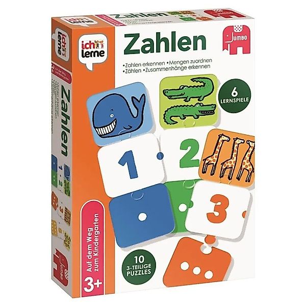 Jumbo Spiele Puzzle Ich lerne Zahlen, günstig online kaufen