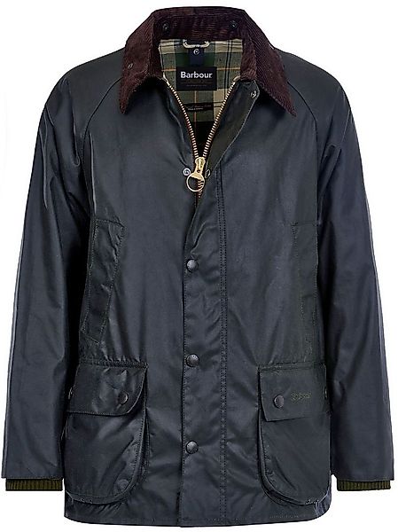 Barbour Bedale Wachsjacke Dunkelgrün - Größe 44 günstig online kaufen