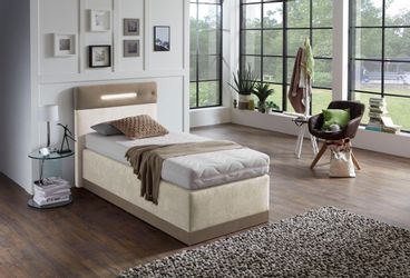 Westfalia Schlafkomfort Boxspringbett mit LED-Beleuchtung günstig online kaufen