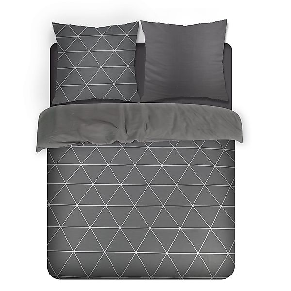 KEAYOO Bettwäsche Geometrisches Linienmuster, Baumwolle, 2 günstig online kaufen