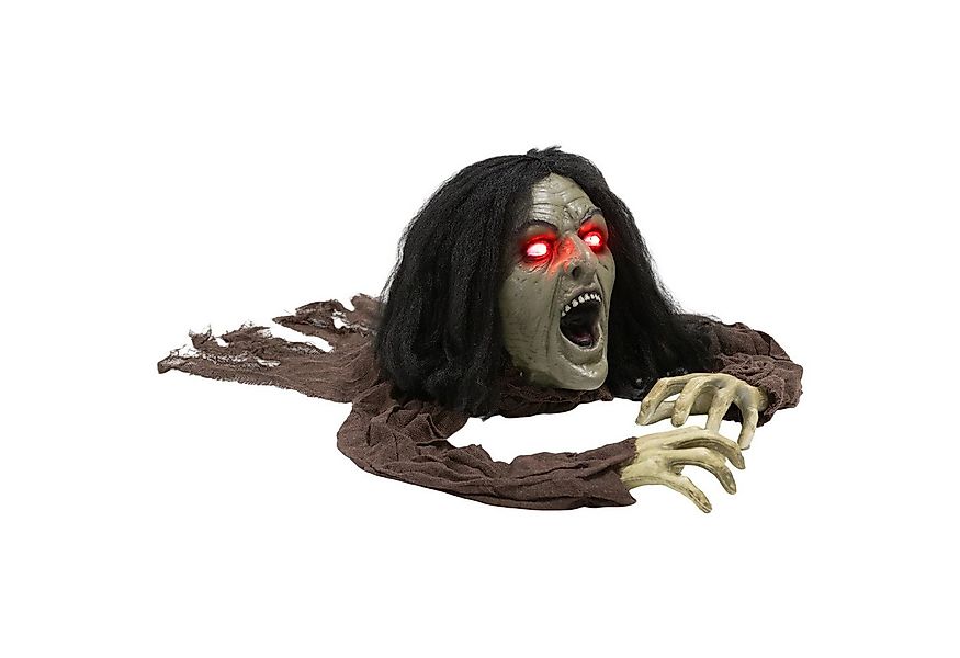 Outsunny Dekofigur mit Licht und Ton (Halloween-Geister, 1 St., Kriechende günstig online kaufen