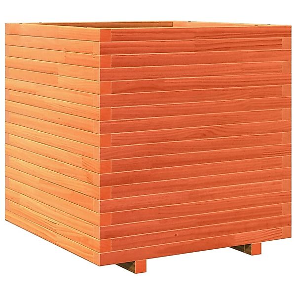 vidaXL Pflanzkübel Wachsbraun 70x70x72 cm Massivholz Kiefer 3282621 günstig online kaufen
