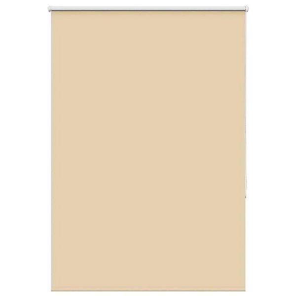 vidaXL Verdunkelungsrollo Beige 90x130cm Stoffbreite 85,7 cm Polyester 4010 günstig online kaufen