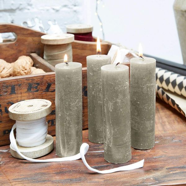 Mirabeau Stumpenkerze Kerze 4er Set Muriel günstig online kaufen