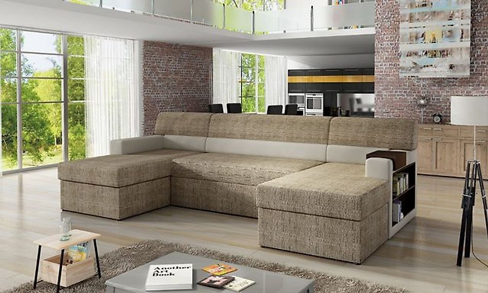 Xlmoebel Ecksofa Ecksofa Wohnzimmer Schlaffunktion Loungeset Textilien, 1 T günstig online kaufen
