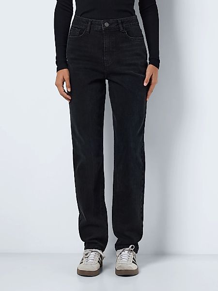 Noisy may High-waist-Jeans "NMDAISY HW MOM FIT JEAN BLACK FWD NOOS" günstig online kaufen