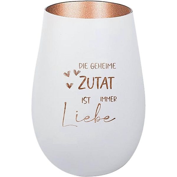 Der Porzellan-Laden Windlicht Personalisiertes Windlicht: 'Die günstig online kaufen