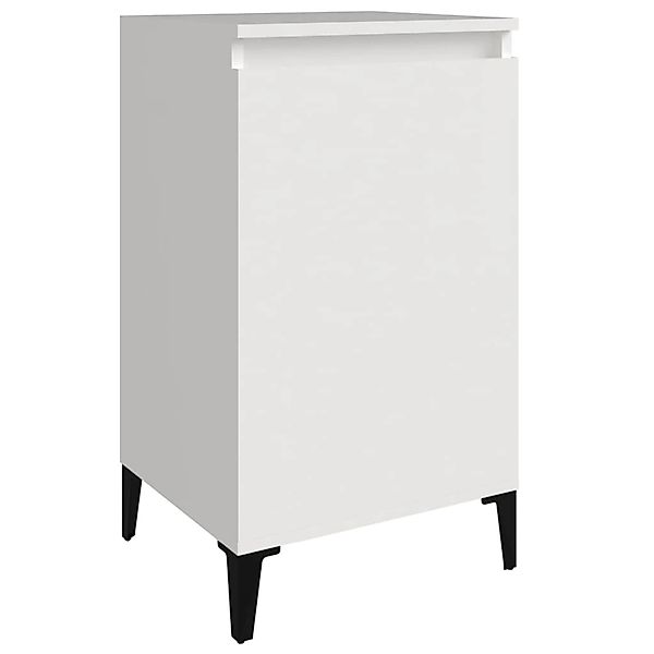 vidaXL Nachttisch Nachttisch Hochglanz-Weiß 40x35x70 cm günstig online kaufen