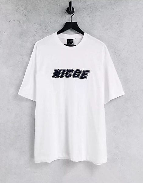 Nicce – Force – T-Shirt in Weiß günstig online kaufen