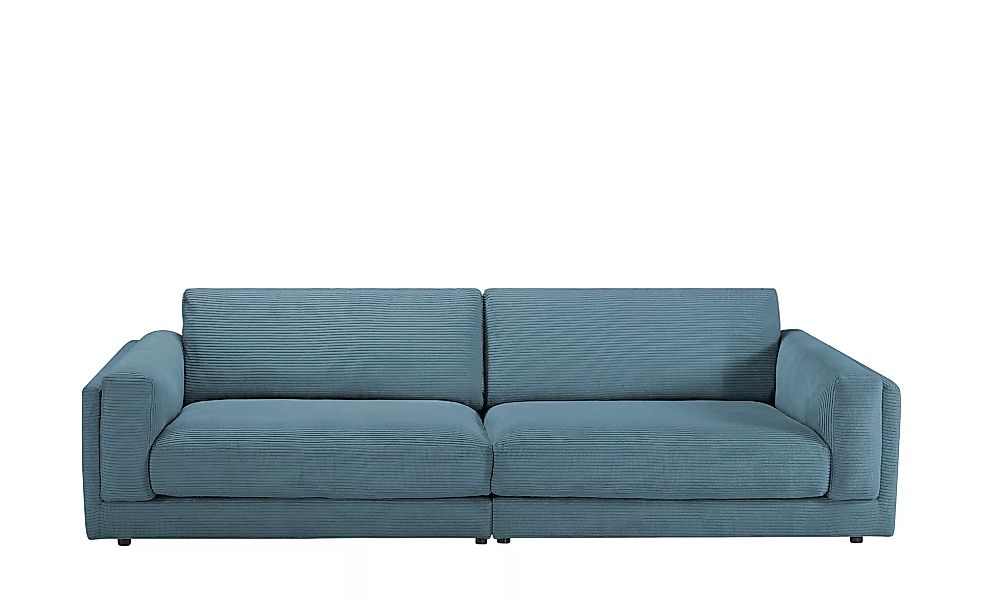 Jette Home Big Sofa aus Cord Roomy ¦ blau ¦ Maße (cm): B: 294 H: 85 T: 150 günstig online kaufen