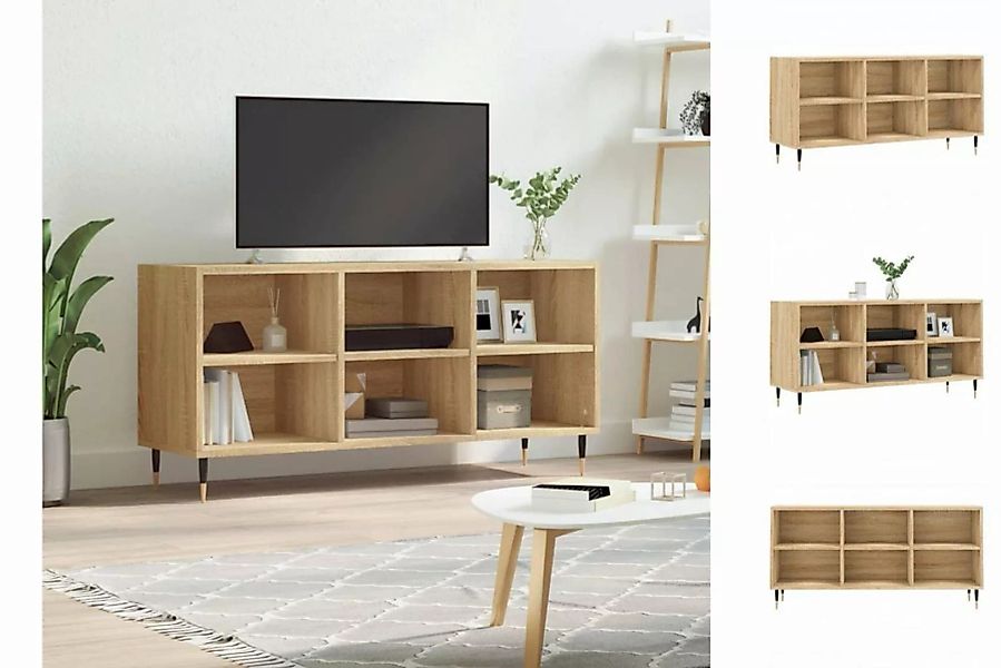 vidaXL TV-Schrank TV-Schrank Sonoma-Eiche 103,5x30x50 cm Holzwerkstoff günstig online kaufen