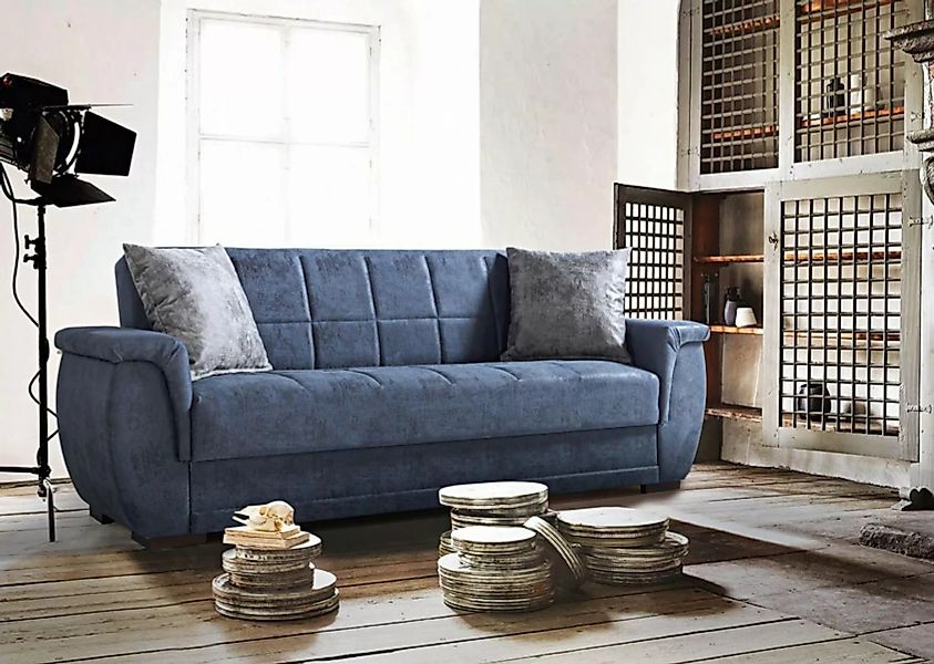 JVmoebel Sofa Sofa 3 Sitzer Design Sofas Polster Couchen Leder Relax Sitz M günstig online kaufen