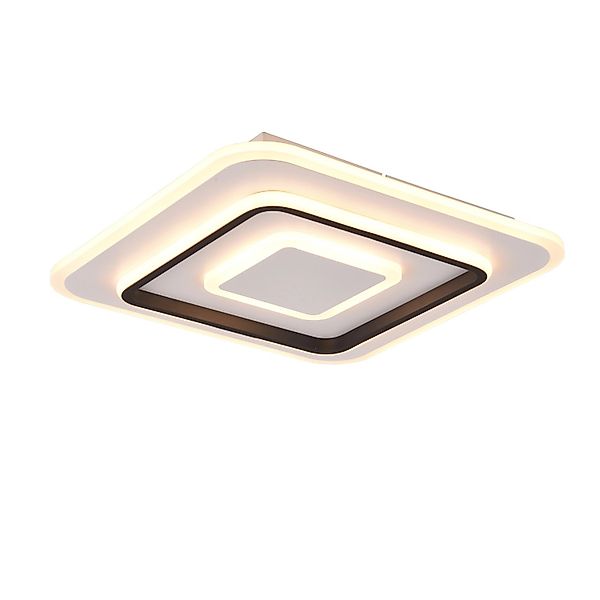 Reality LED-Deckenleuchte Jora 1-flammig Weiß Matt 39,5 cm x 39,5 cm günstig online kaufen
