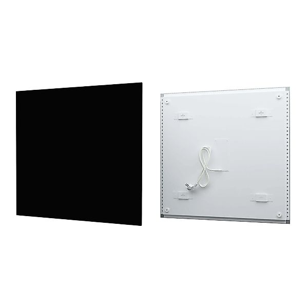 Fenix Infrarotheizung ECOSUN Glasheizung 300W 58,5 x 58,5 x 3,9cm Schwarz günstig online kaufen