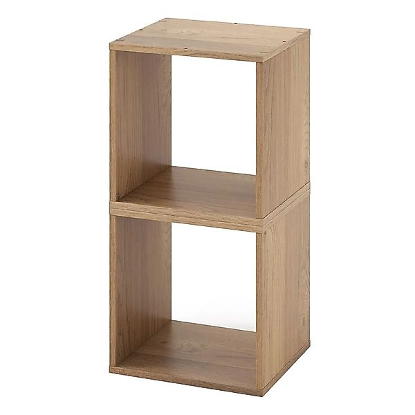 Costway 2er Set Würfelregalen Bücherregal Eiche günstig online kaufen