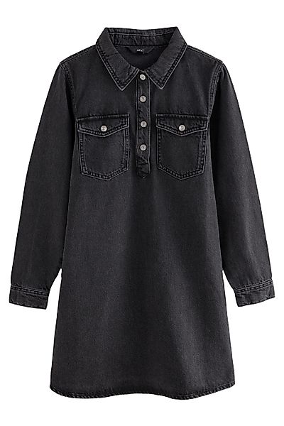 Next Jeanskleid Jeans-Minikleid mit halber Knopfleiste günstig online kaufen