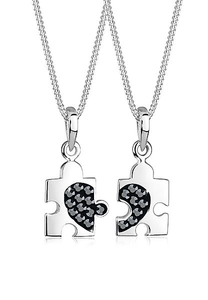 Elli Ketten-Set Set Partnerkette Puzzle Kristalle günstig online kaufen