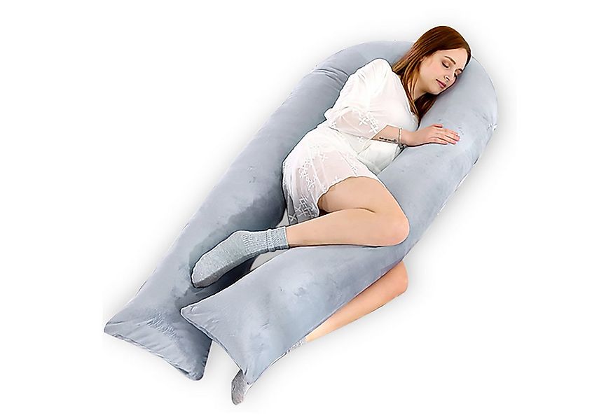 CALIYO Seitenschläferkissen Stillkissen, U-förmiges Schwangerschaftskissen günstig online kaufen