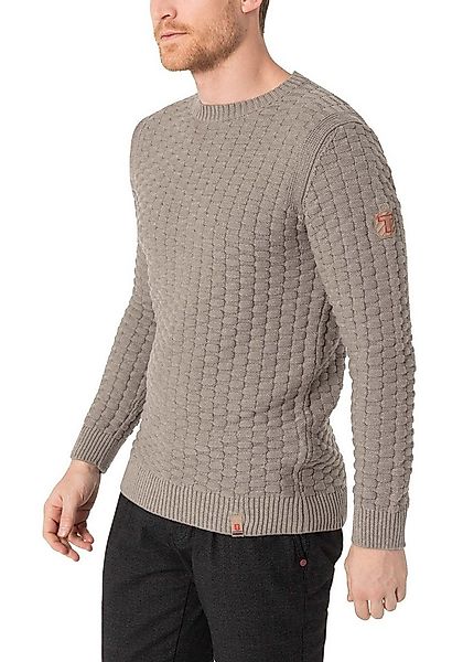 TIMEZONE Strickpullover Strickpullover Rundhals 3D Muster Regular Fit Heavy günstig online kaufen