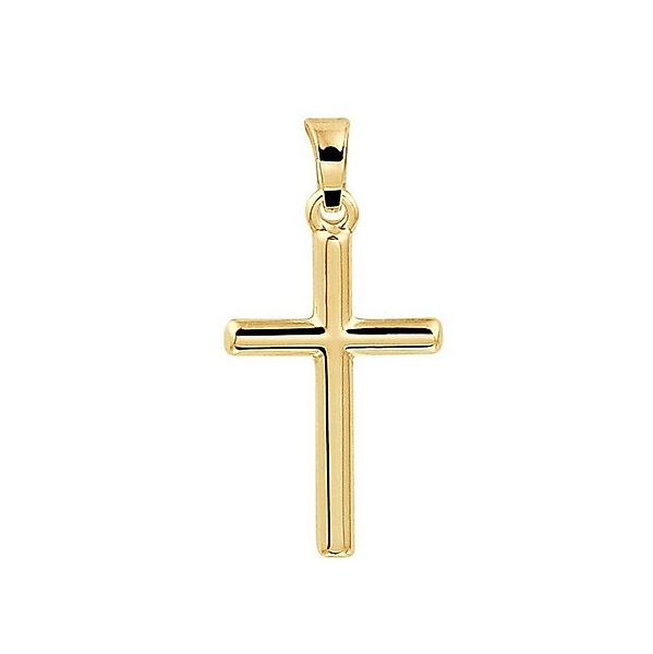 NICEANDnoble Kettenanhänger 585er Gelbgold Kettenanhänger Kreuz günstig online kaufen