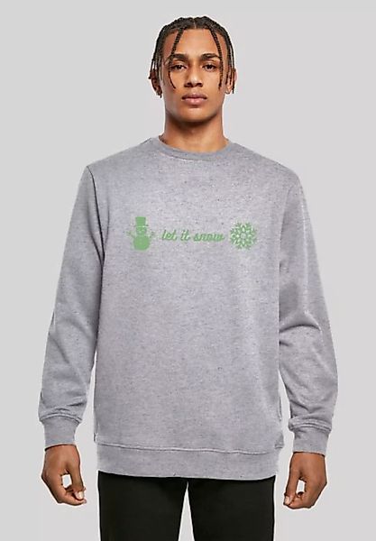 F4NT4STIC Kapuzenpullover Let It Snow Weihnachten Print günstig online kaufen