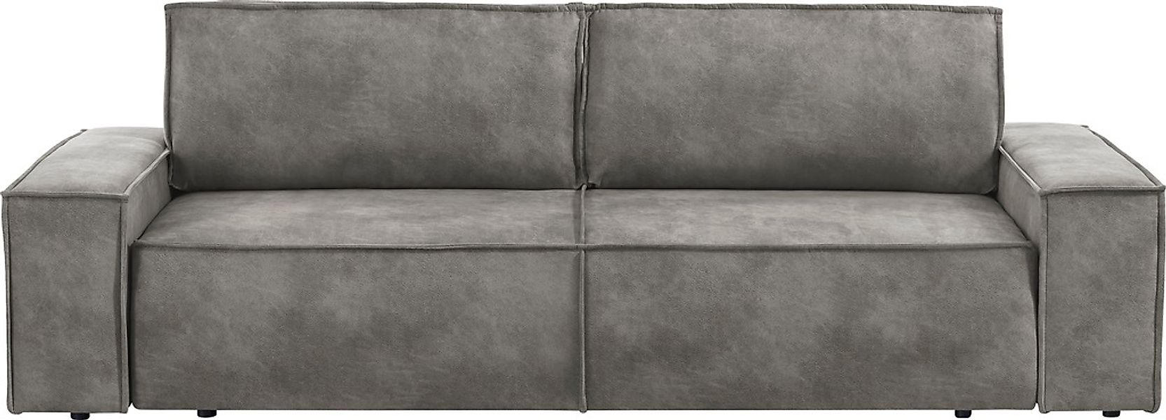 Home affaire 3-Sitzer "SHERWOOD Schlafsofa (257cm) Cord, Samtvelours, Vinta günstig online kaufen