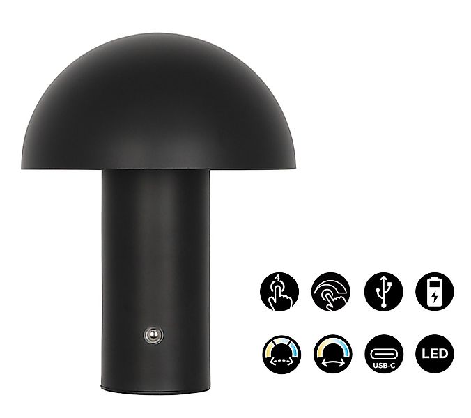 s.Oliver LED Tischleuchte Hillu, Dimmer, Dimmfunktion, Ein-/Ausschalter, US günstig online kaufen