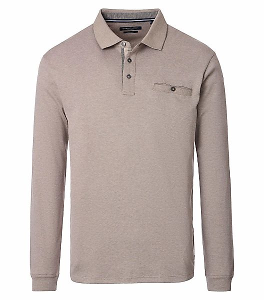 CASAMODA Langarm-Poloshirt "CASAMODA Polo-Shirt Langarm gestreift" günstig online kaufen