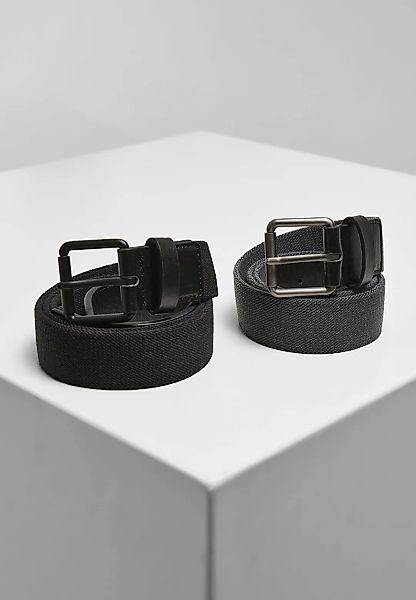 URBAN CLASSICS Hüftgürtel "Accessoires Stretch Basic Belt 2-Pack" günstig online kaufen