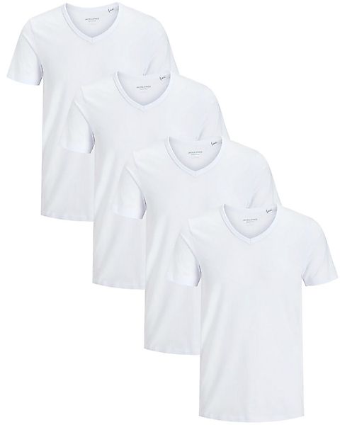 Jack & Jones T-Shirt (Spar-Set, 4er-Pack) V-Neck günstig online kaufen
