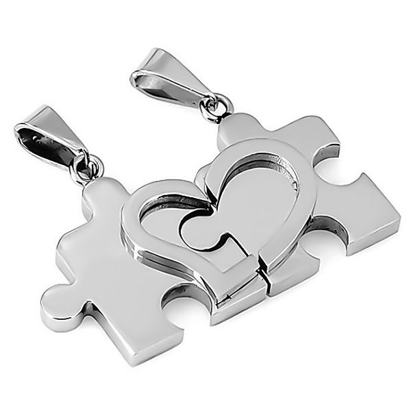Schmuck-Elfe Partnerkette Puzzle mit Herz classic günstig online kaufen