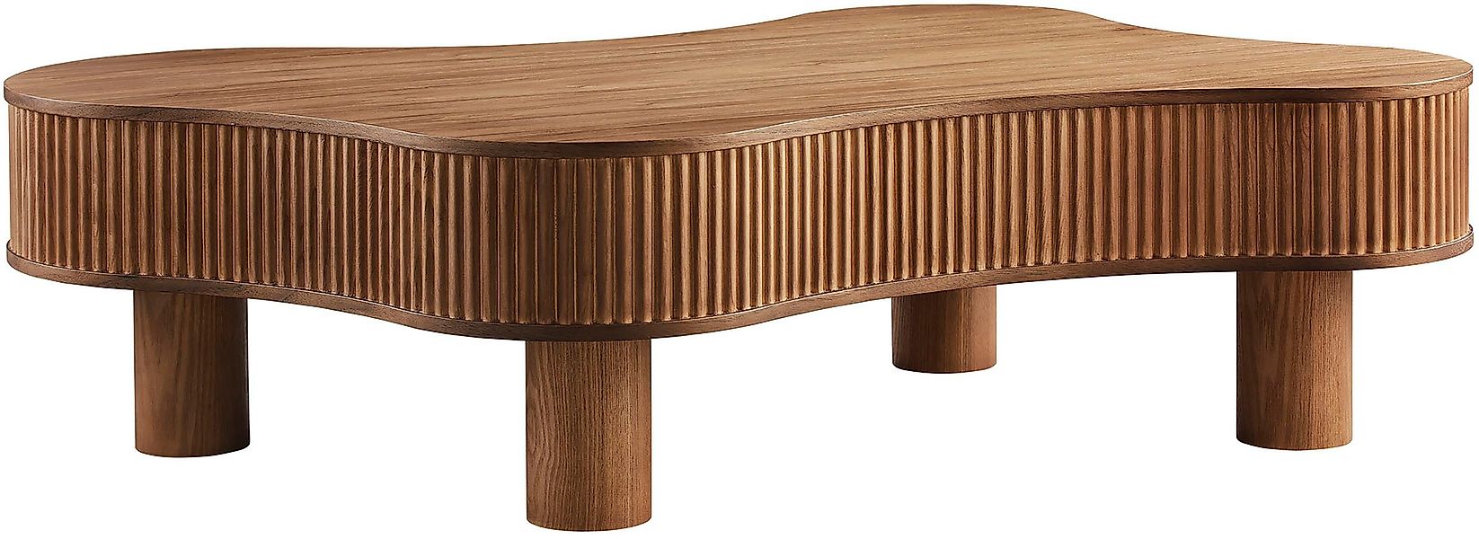 SalesFever Couchtisch (1-St), mit Massivholz-Lamellen günstig online kaufen