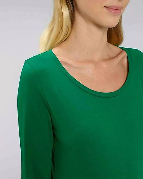 Damen Langarm T-shirt, Longsleeve Aus 100% Baumwolle (Bio) günstig online kaufen