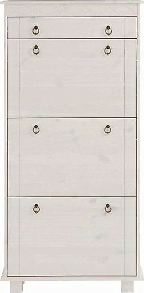 Home affaire Schuhschrank "Indra", aus massiver Kiefer, FSC, Breite 70 cm, günstig online kaufen