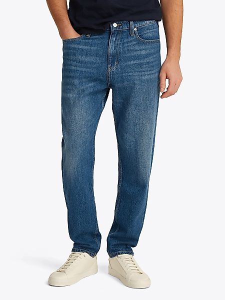 Tommy Jeans Gerade Jeans "Isaac Relaxed Tapered", Mit Gürtelschlaufen günstig online kaufen