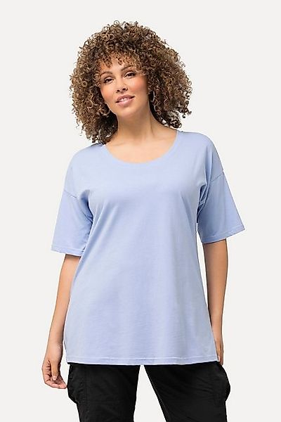 Ulla Popken T-Shirt T-Shirt oversized Rundhals Halbarm günstig online kaufen